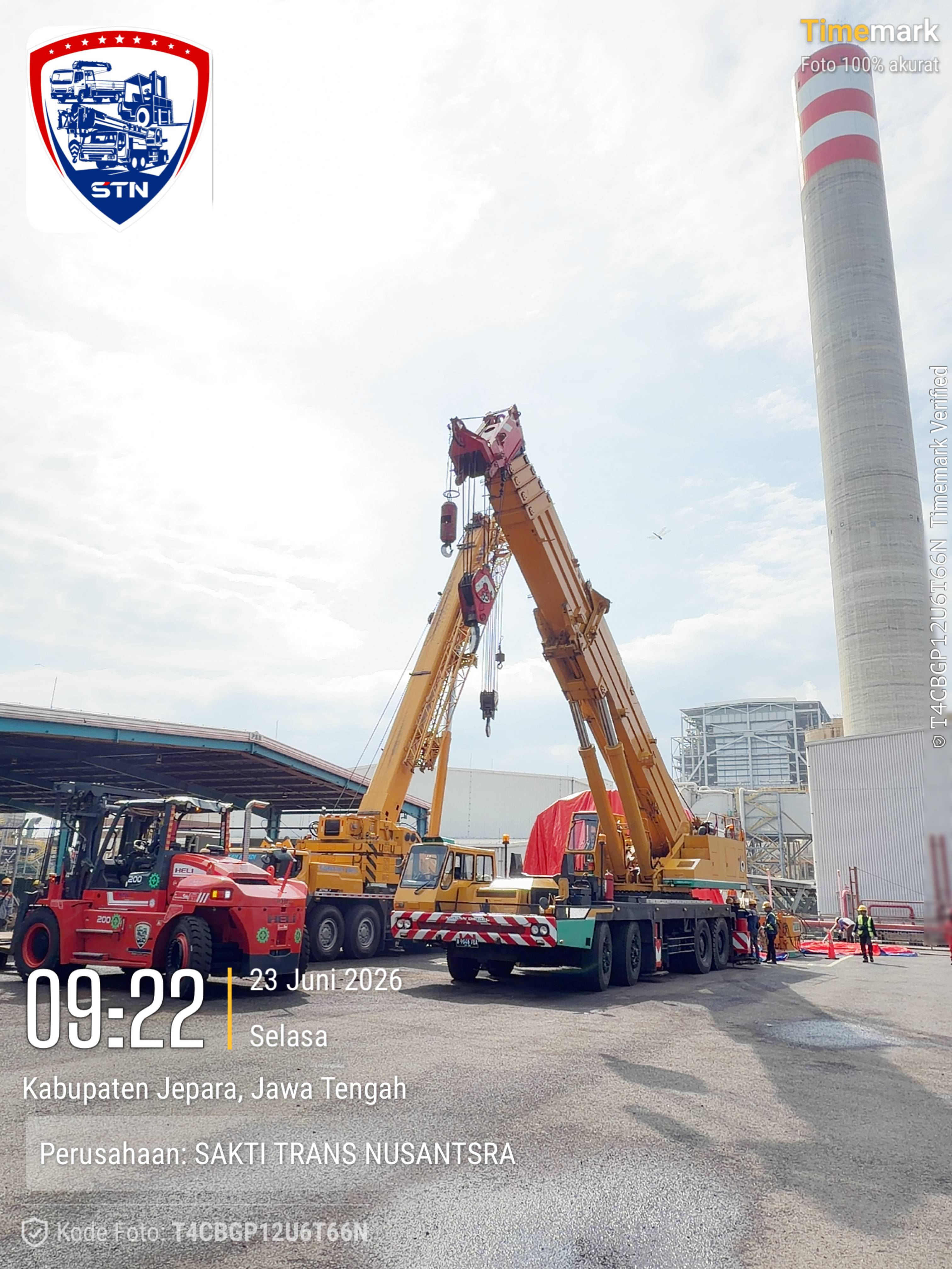 Mobil crane 160 ton & Mobil Crane 100 ton - CV. Sakti Trans Nusantara